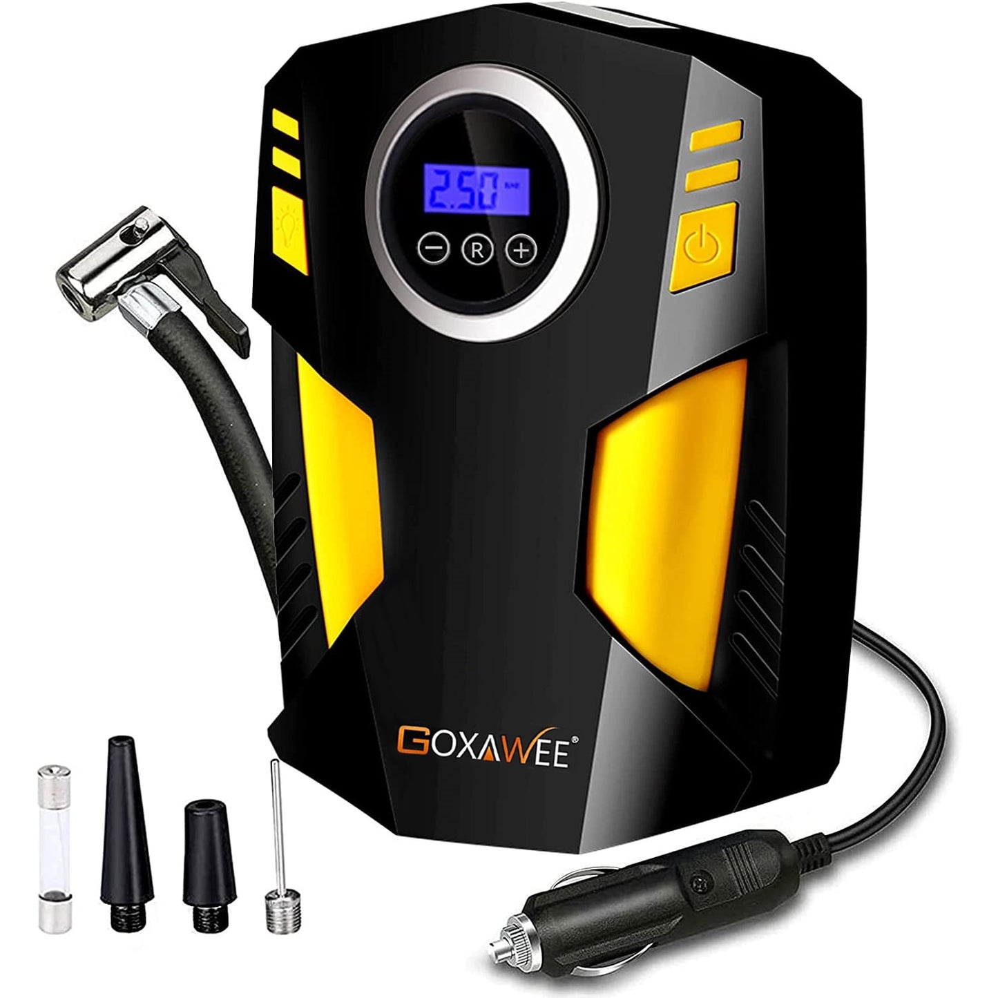 3-in-1 Digital Car Air Compressor – Fast & Portable Inflation