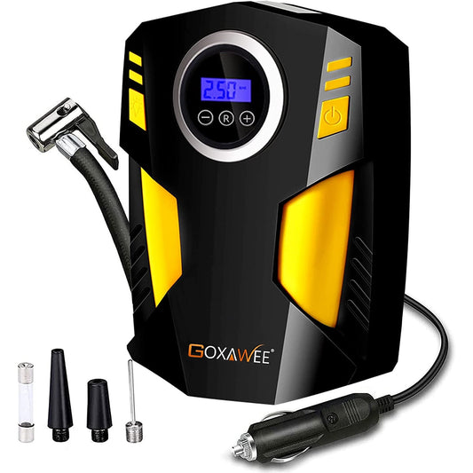 3-in-1 Digital Car Air Compressor – Fast & Portable Inflation