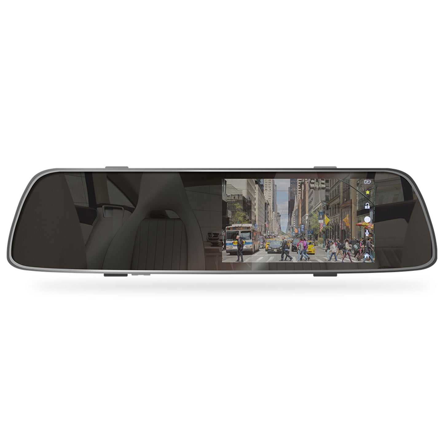 Dual Dash Cam Rearview Mirror – Front & Rear Full HD Recording